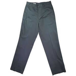 Halogen Pants Mens 32Rx32 Navy‎ Blue Chino Mid Rise Slash Pockets Comfort